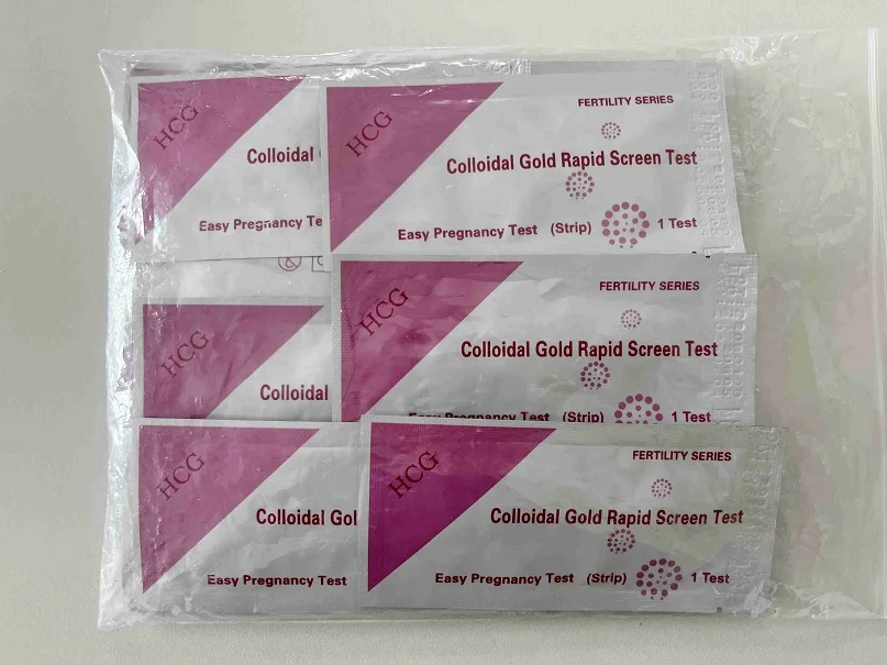 Wholesale medical tested stripping Urine One Step Rapid CE approved HCG Pregnancy Test Strip