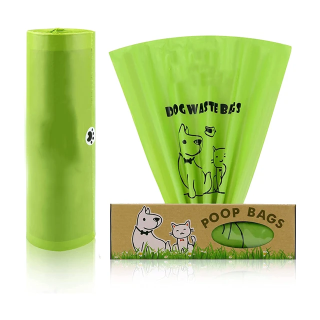 custom corn starch based biodegradable lavender scented eco friendly outdoor pet dog poop waste bag