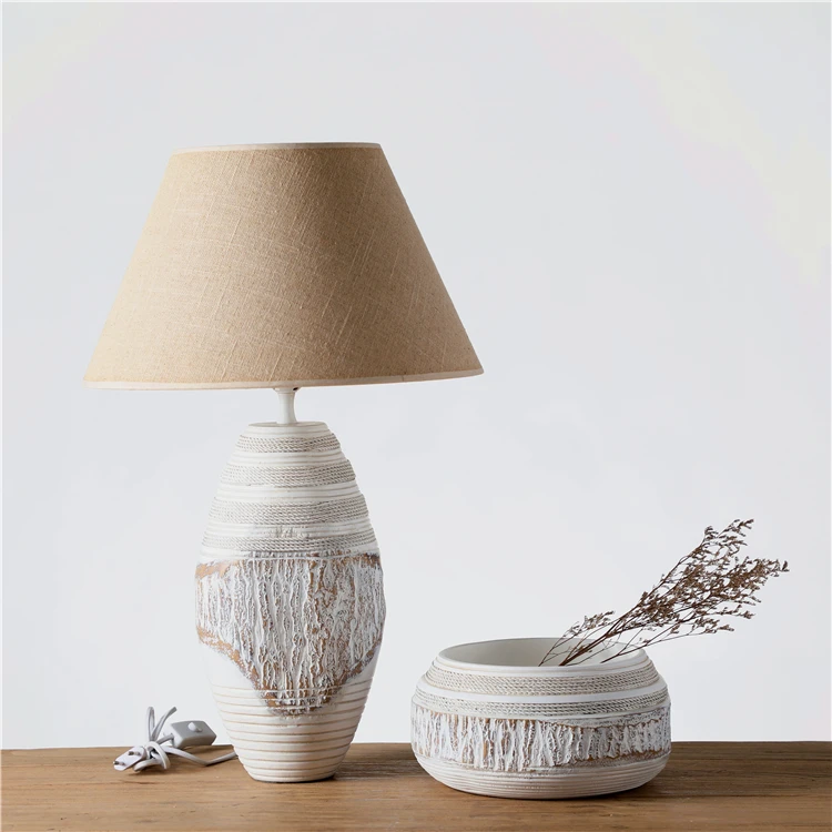 Modern multifunction electric table  light wholesale retro bedside lamp for bed room