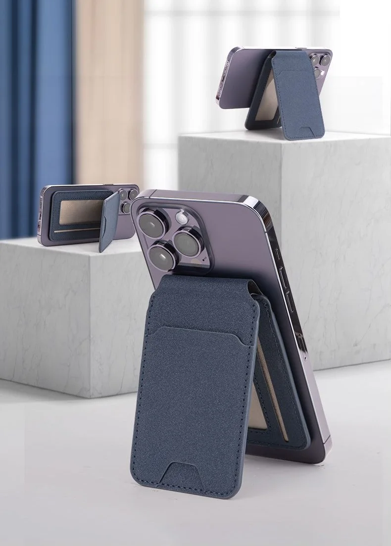 Leather Magsafe Card Holder Wallet with Strong Magnet for iPhone 14/14 Plus/14 Pro/14 Pro Max and 13/12 Series