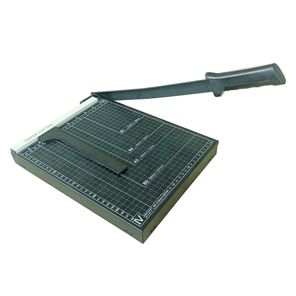 Bright office brand manual metal wooden base paper knife paper cutter A5 to B3 best quality cheapest price