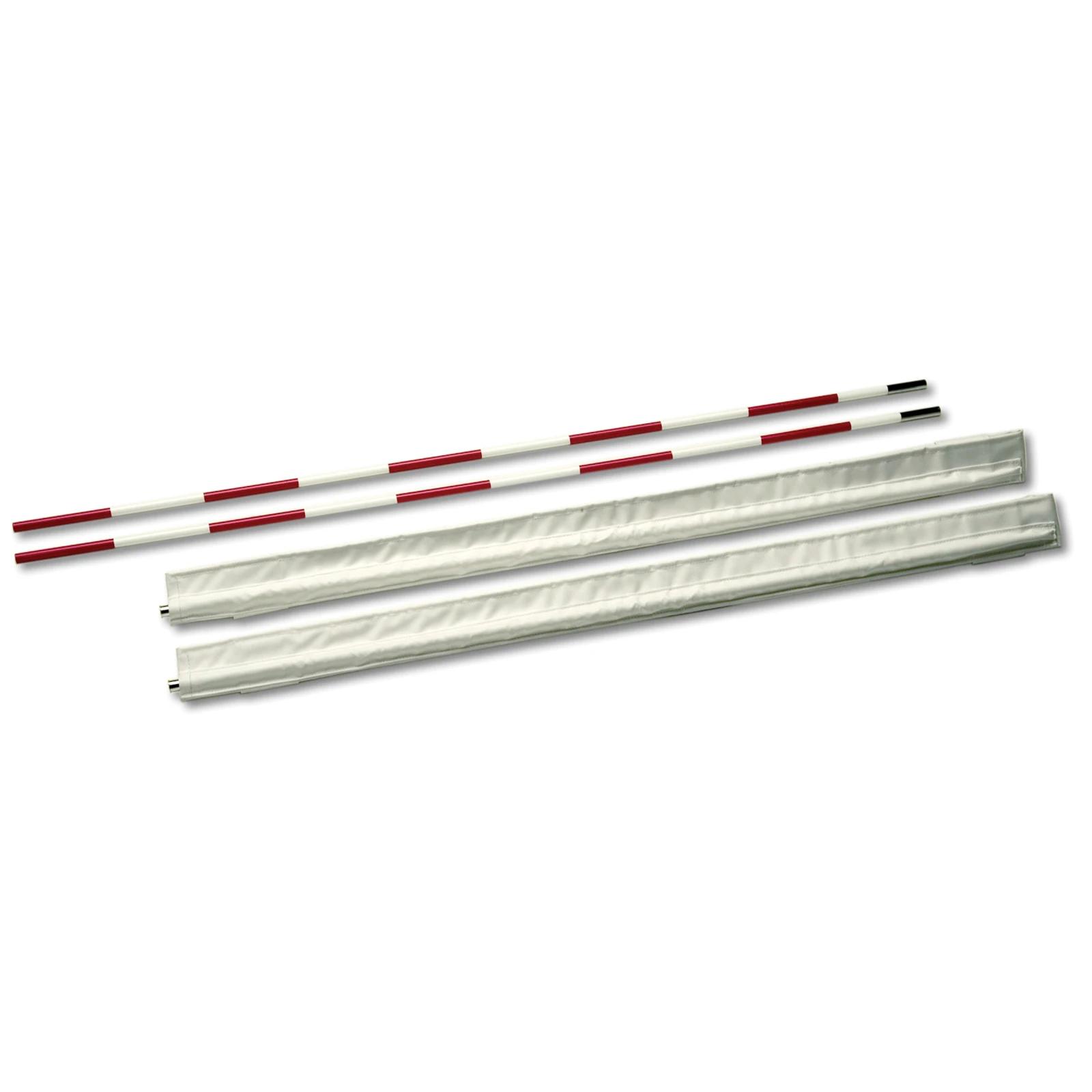 Volleyball referee equipment Volleyball antenna with sleeve set of 2 (Red/White)