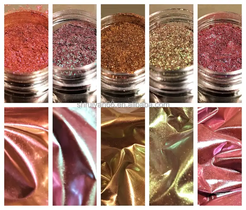 wholesale colors supplier glitter pearl mica powder optical chameleon pigment