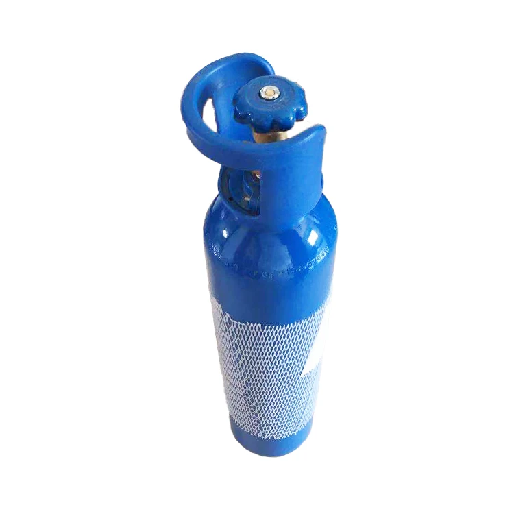 SiAN Factory Supply Cheap Price High Pressure Seamless 150Bar Steel Gas Cylinders 10.1KG Tank Handle Cylinder