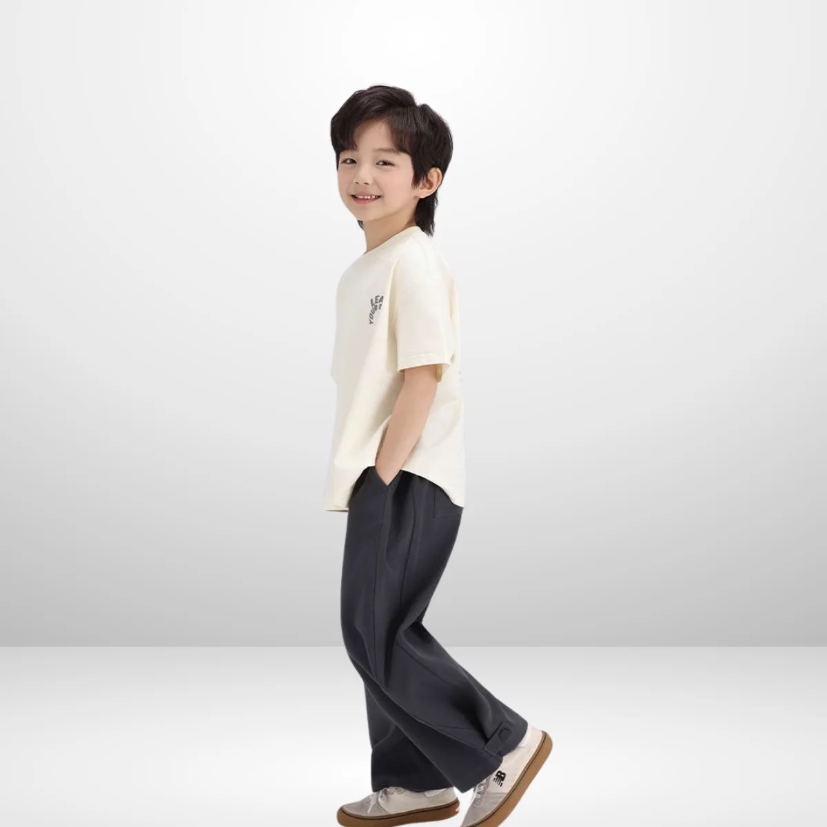 High Quality Kids T-Shirts Top Cotton Short Sleeve Logo Pattern Washed Fabric Ready to Ship Summer Collection Vietnam Wholesaler