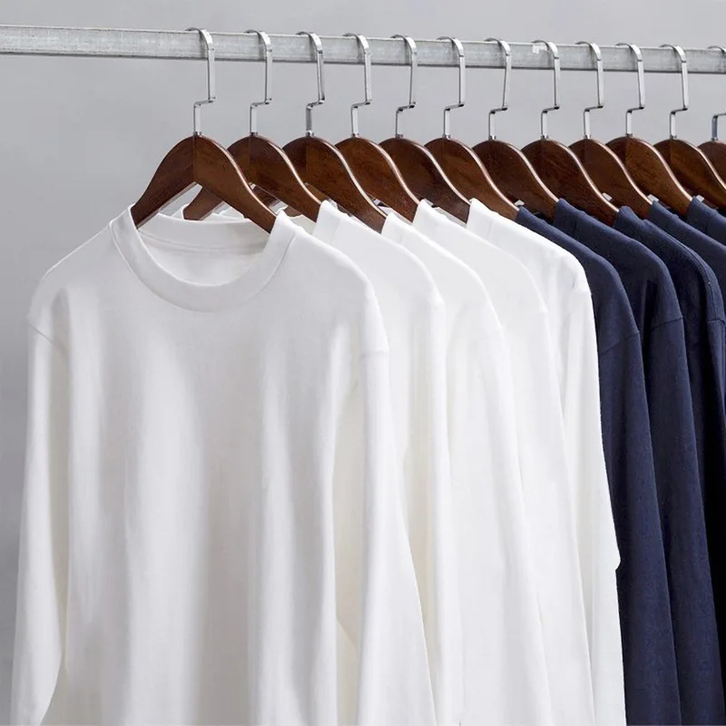 Однотонная футболка высокое качество для фитнеса 100% хлопок печать логотипа Мужская одежда футболки больших размеров большеразмерная