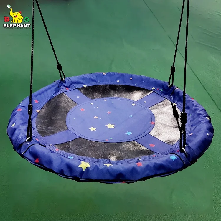Portable Garden Outdoor Platform Swing Saucer Tree Swing for Kids