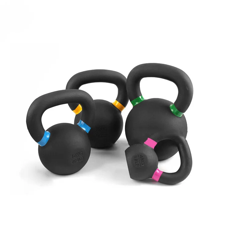 Powder Coated Cast Iron Kettlebell 4-50kg
