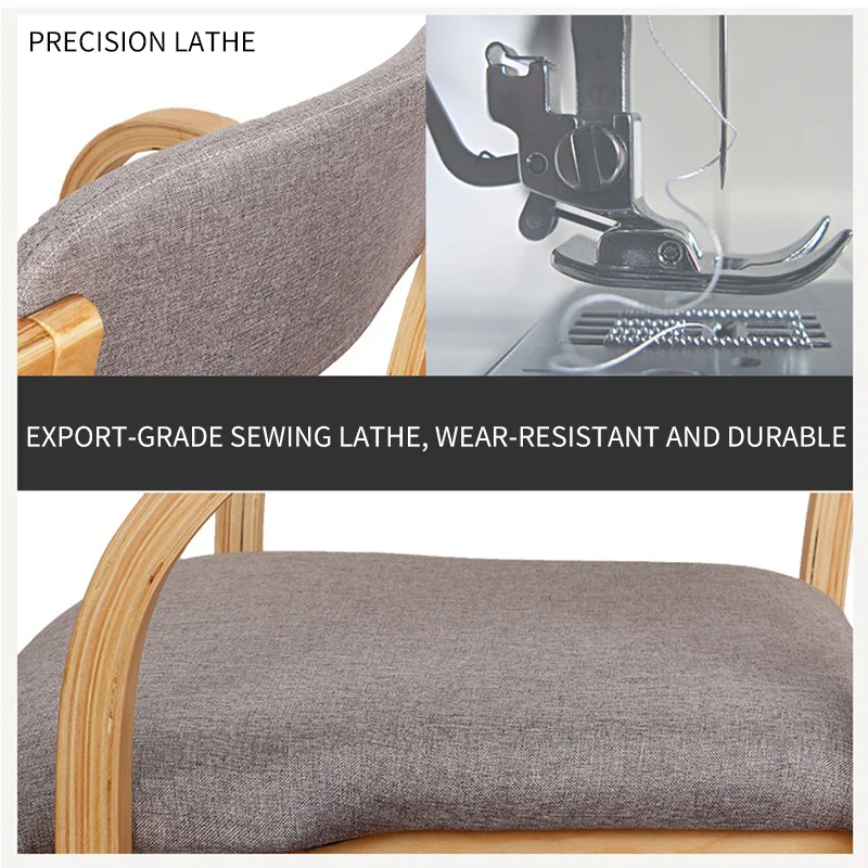 
Comfortable upholstered wooden stackable chair stacking armchair 