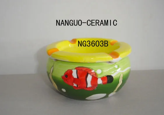 Custom Creative Ceramic Ashtray Dolomite Smoking Ashtray White Cigar Ashtray with Custom Design for Wholesale