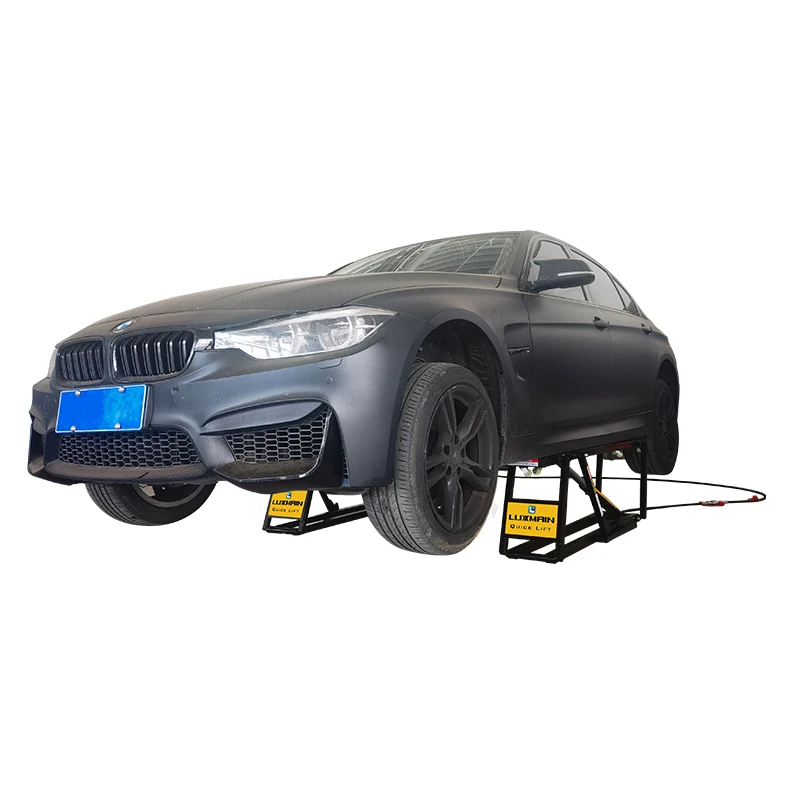 3.5ton Hydraulic Portable Car Elevator Quick Lift Mobile Scissor Jack Easy-to-Use Garage Car Ramps American Popularity Car Lifts