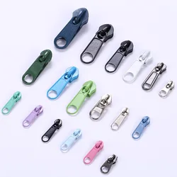 Custom Logo Metal Reversible Zipper Pull Head With Double Pullers