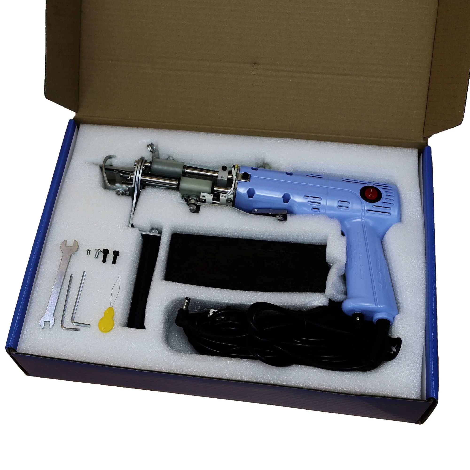 new upgrade hand cut pile loop pile 100v-240v model 2in1 electric tufting gun for manufacturer carpet making rug