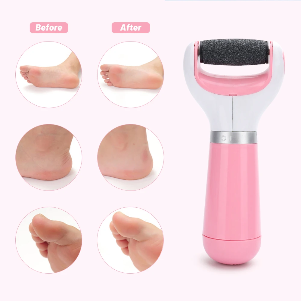 Mini Electric Foot File Pedicure Tool Remove Feet Dry Dead Skin Callus Grinder Foot Skin Clean Exfoliating Pedicure Machine