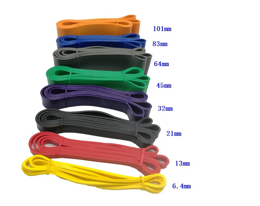 Custom Logo Resistance Bands Set Elastic Long Workout Fitness Elastic Bands elastic bands bodybuilding  for exercises