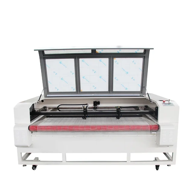 auto feeding denim jeans laser engraving cutting machine