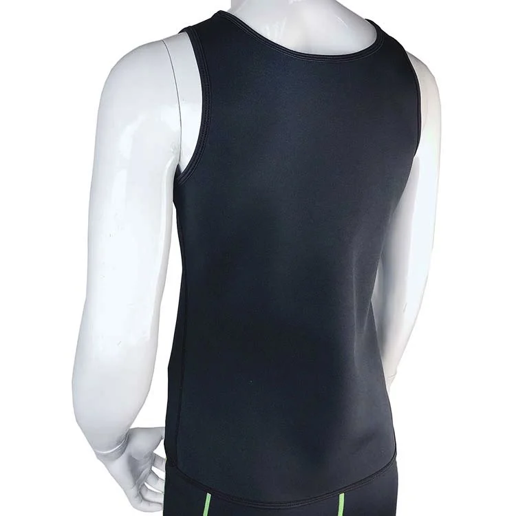 High Quality Customized Logo Slimming Neoprene Sauna Vest Sweat Vest for Men