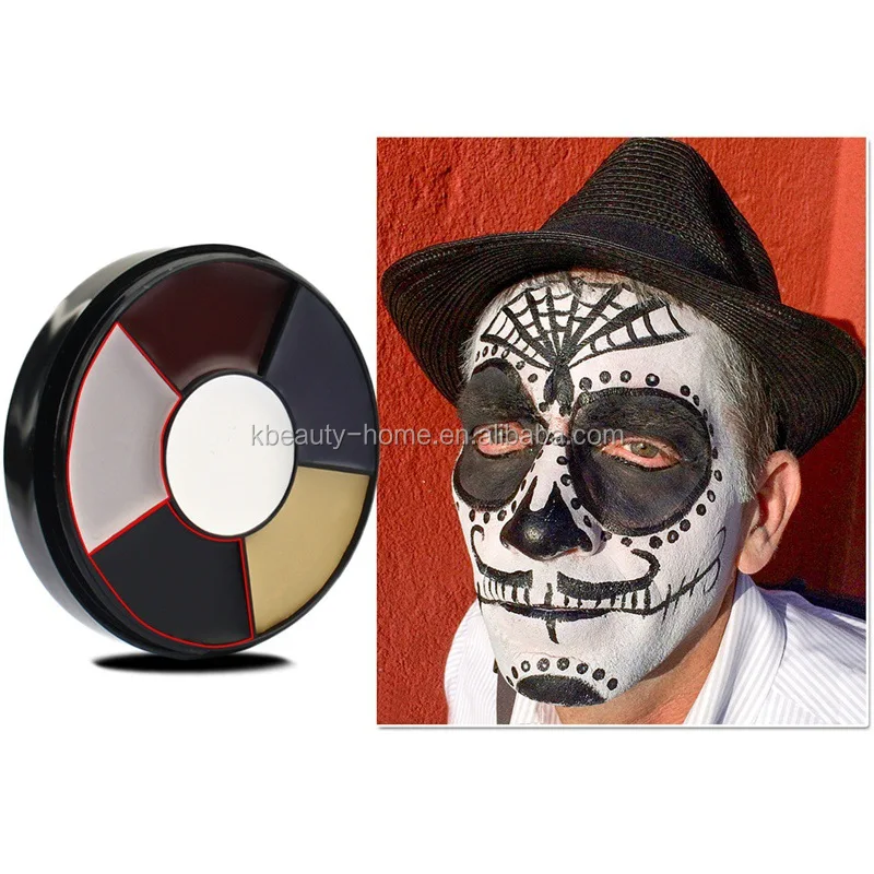 Professional water 6 color magic body paint halloween party cream body face paint bulk