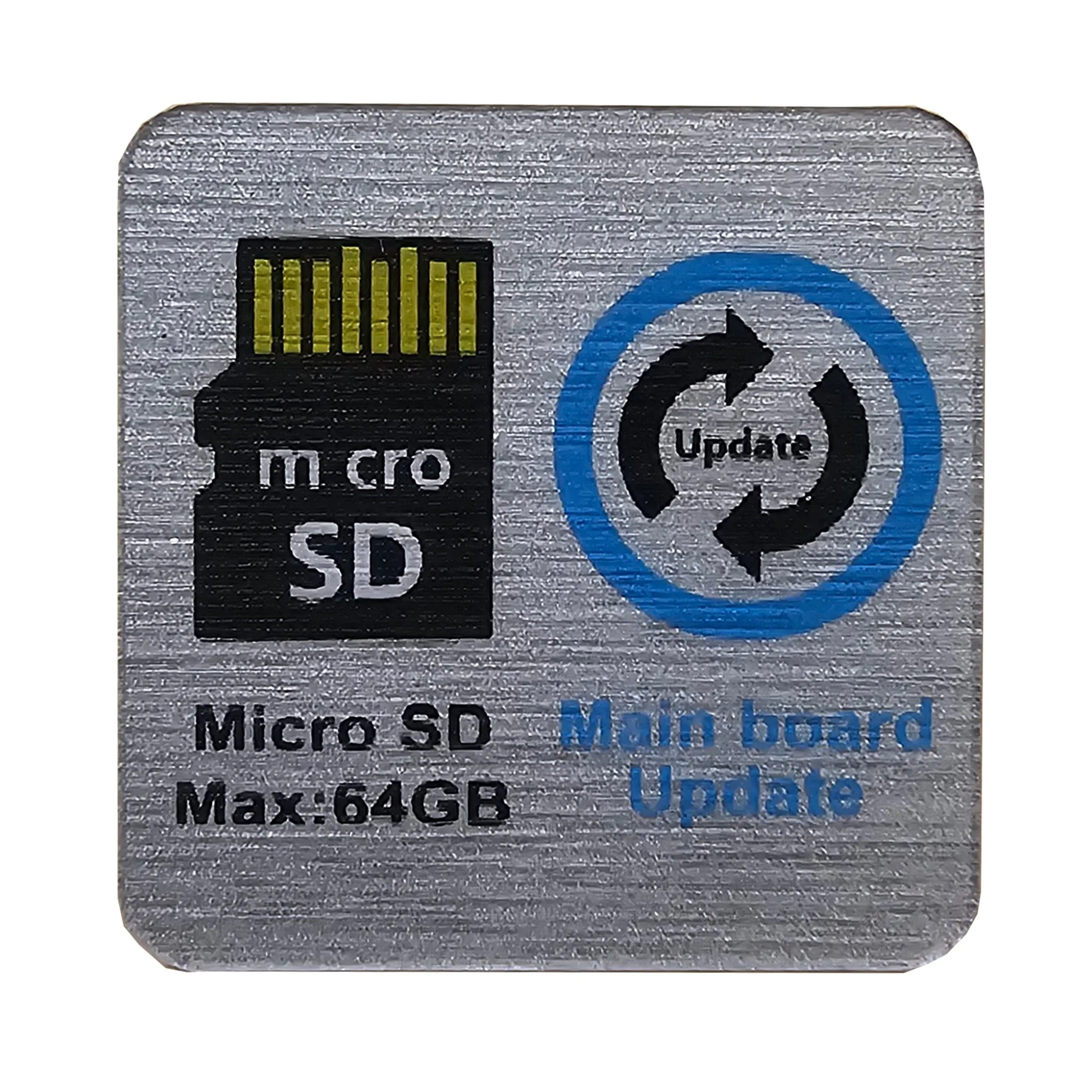Hard Plastic Square Acrylic Sticker PMMA Brushed Printing SD Cards Products Informations Tag