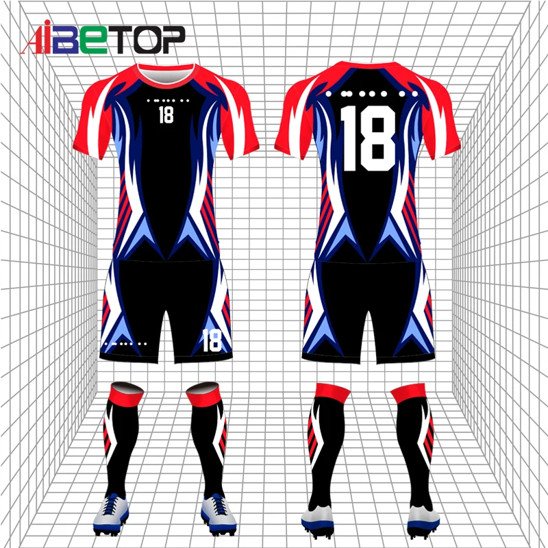 Customized Sublimated Printing Performance Soccer Wear Football Jersey Team Uniform Training Suits Soccer Jersey