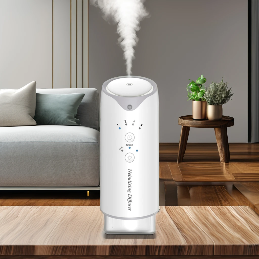 Hotel Scent Reed Diffuser Essential Oil Ultrasonic Private Label Aroma Nebulizer Industrial Scent Diffuser