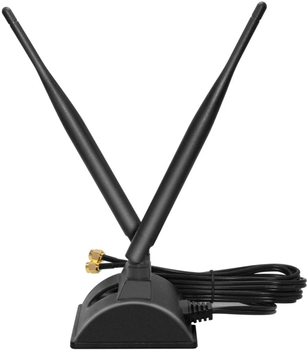 Wholesale Long Range Booster Outdoor 2.4G / 5G Dual Frequency Magnetic Base  Antenna Wifi