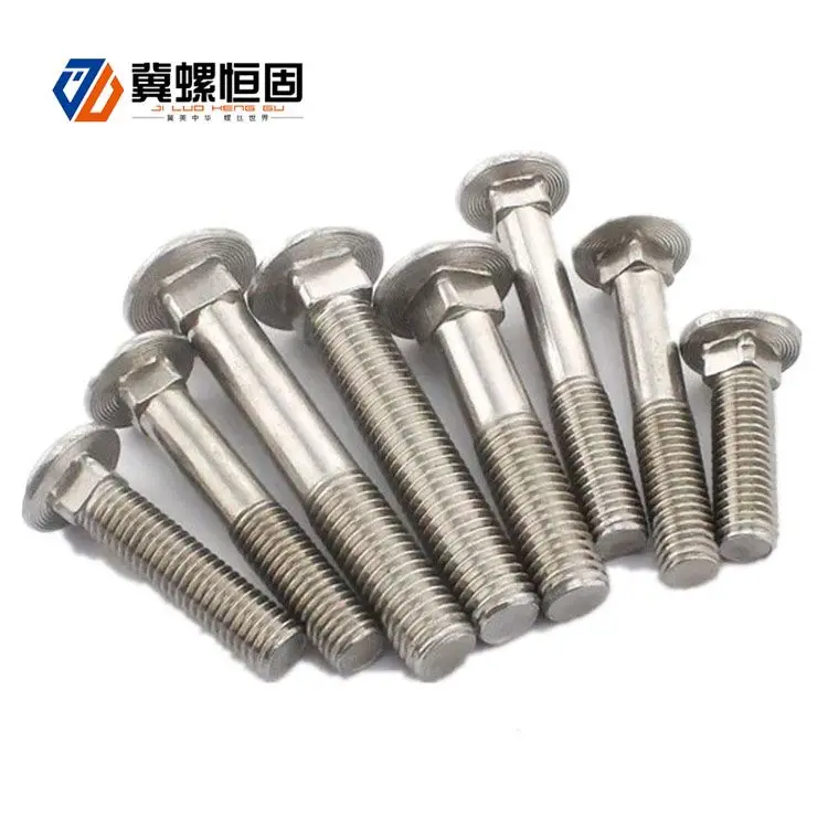 Manufacturer High Quality Carriage Bolt with Mushroom Head and Square Neck screw