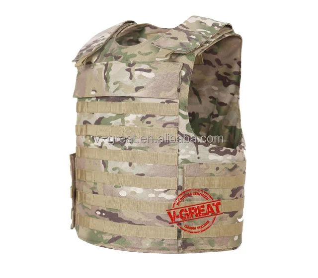 Wholesale Custom Logo A-TACS Lightweight Bulletproof Vest/Jacket NIJ Class IIIA NIJ 0101.06 Certified