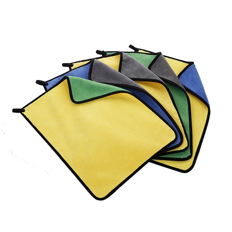 coral velvet microfiber towel for car wash 800gsm