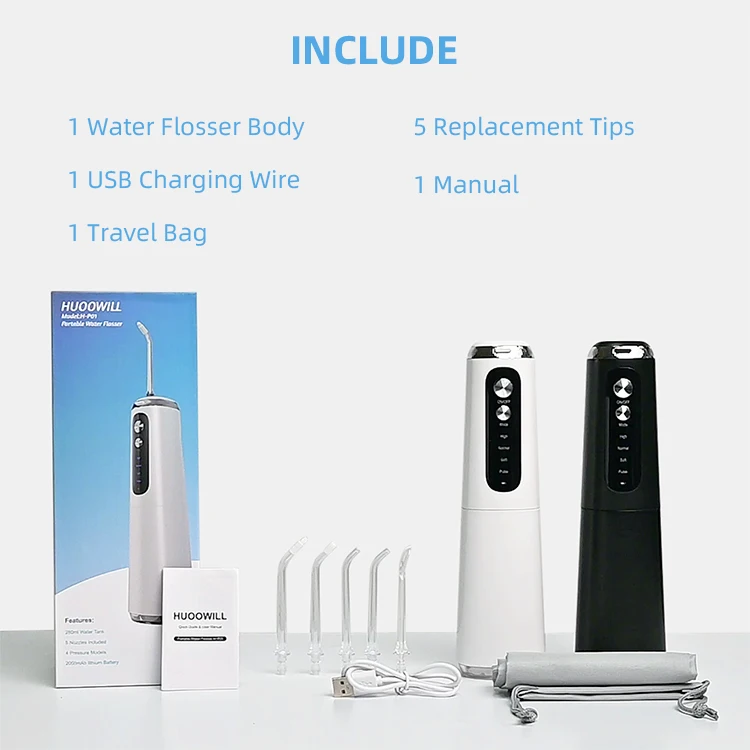 Teeth Whitening Kit Water Pick Flosser New Style Dental Irrigator Cleaning Oral Care Appliances
