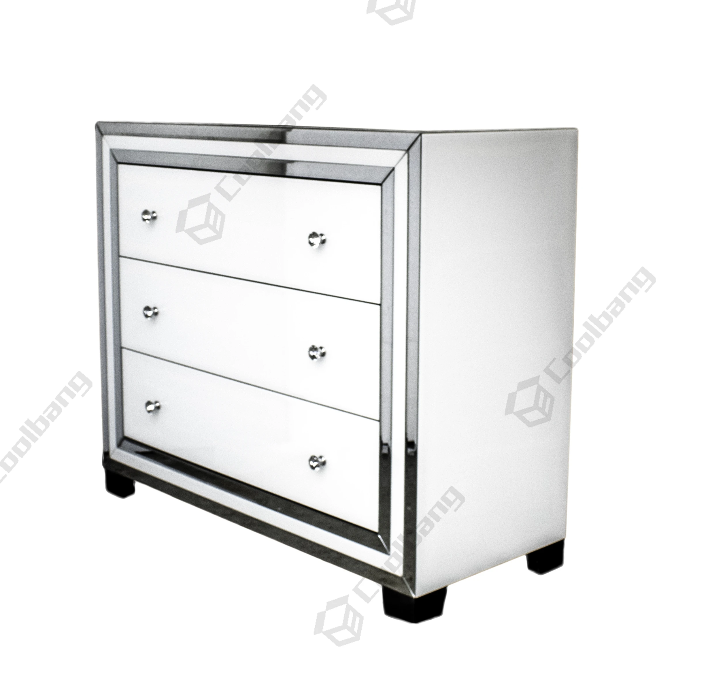 Coolbang гостиная тщеславие белые солнцезащитные очки с зеркальным стеклом комоды мебель комод ящика