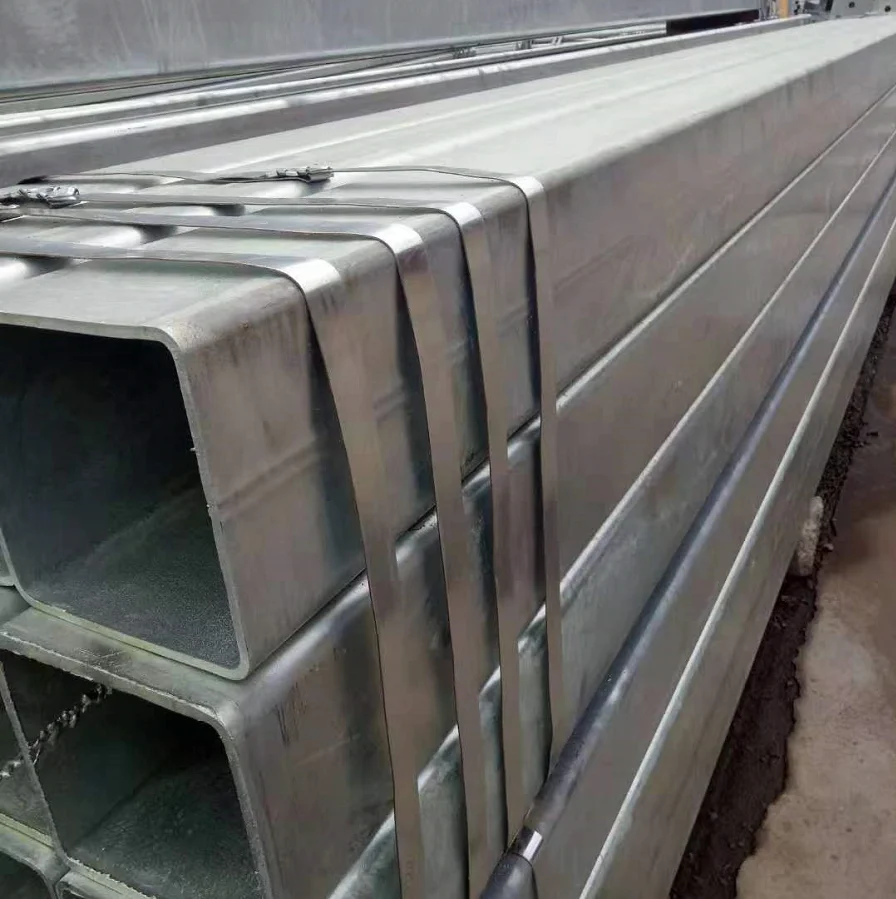 Cold and hot galvanized pipe 40*60*1.5mm thin wall Galvanized Square Rectangular Pipe For Construction