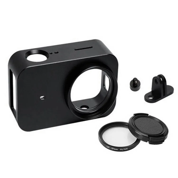 
Camera Protective case Housing SheIl CNC Aluminum Alloy Protective Cage with 37mm UV Filter Lens 