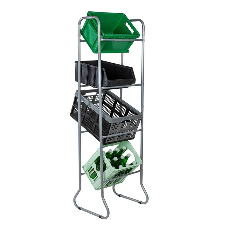 ODM/OEM Estantes 4 слоя для кухни из нержавеющей стали для хранения складские стеллажи и полки