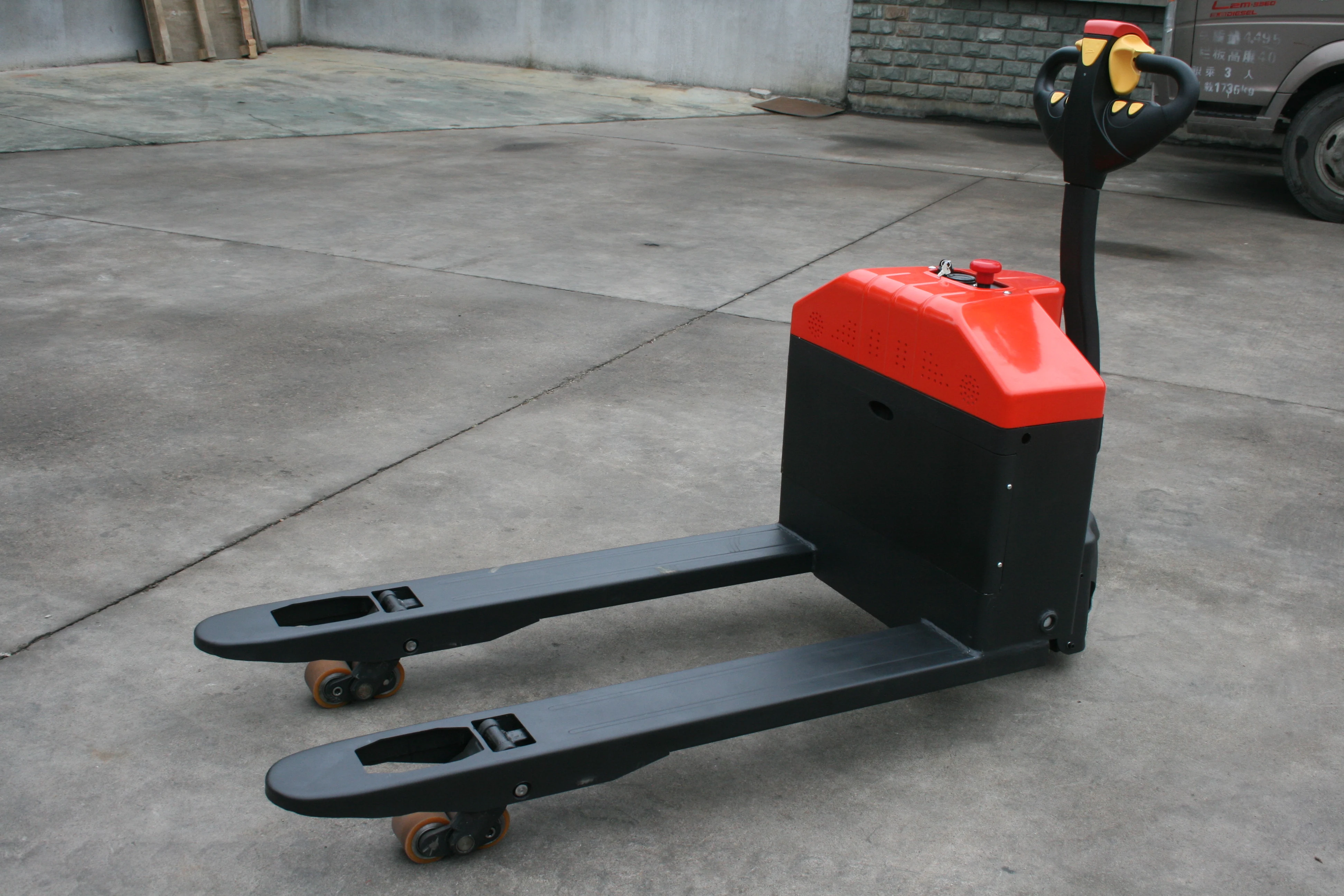 
ljy 1.5T battery powered electric walkie pallet jack/truck 