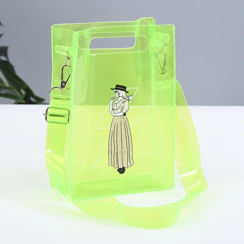 New Designer Mini Purse Custom Kids Tote Handbags Ladies Casual Novelty Small Plastic Hand Shopping Bag die cut handle carrier