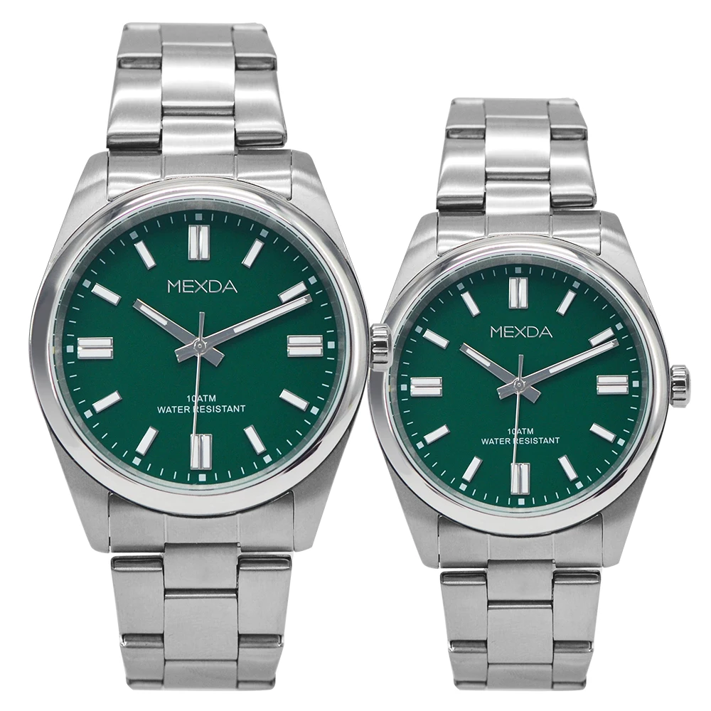 Mexda Relojes De Pareja Personality Valentine Lover Watch for Couple Classic Gift Set Luxury Watches Orologio Montre