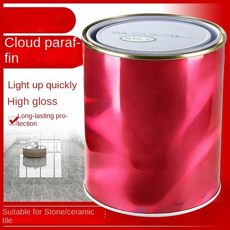 Paraffin marble stone polishing wax polishing agent refurbishment repair maintenance white transparent black care wax