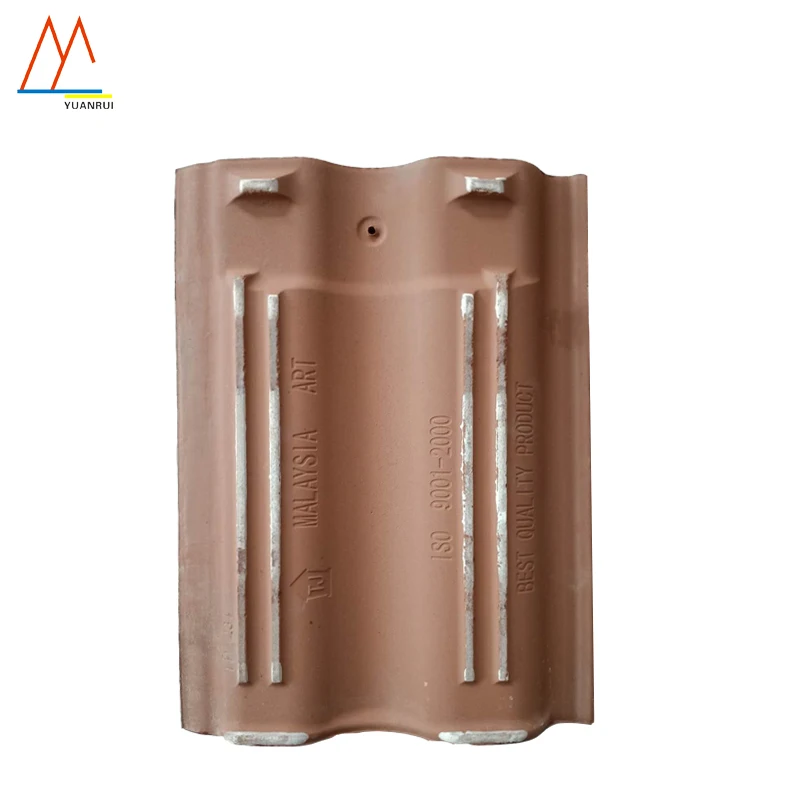 peacock blue color Chinese manufacture  clay roof tiles for sale