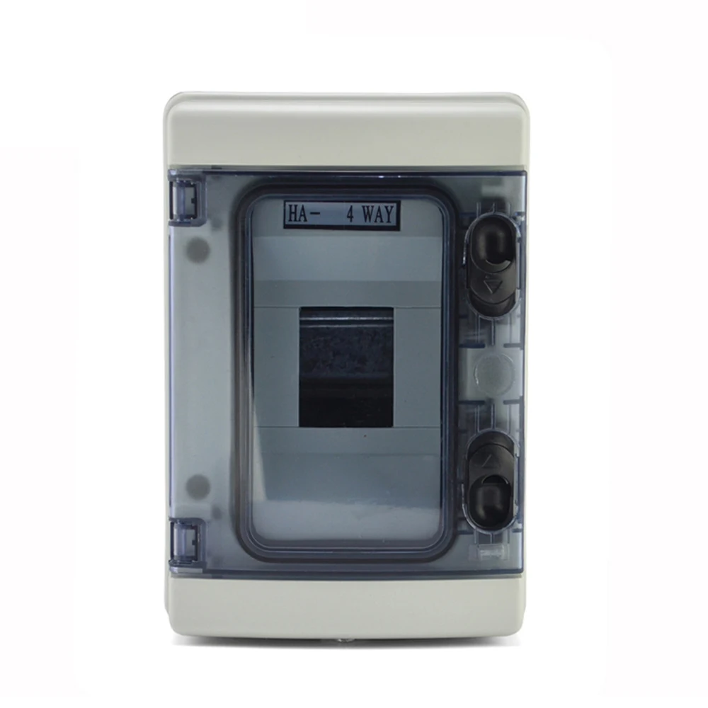 IP65 Waterproof dustproof ABS Plastic Shell combiner box Electric Distribution Box HA 4 to HA 24 Ways
