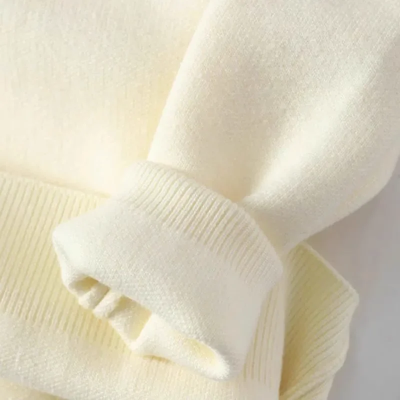 Custom LOGO OEM & ODM men sweater pullover Jacquard Knitted top winter crew neck jumper men knitwear custom knit sweater