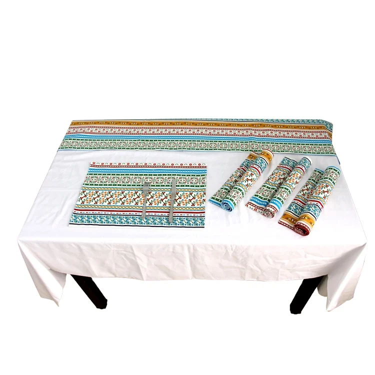 
Wholesale runner table linen table runner for home decoration 