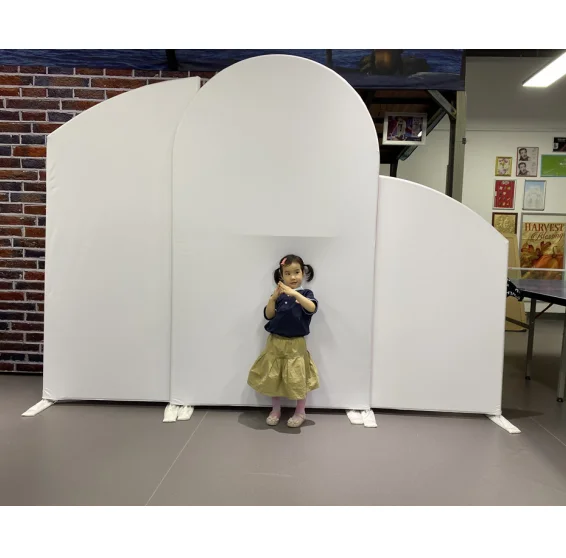 Chiara Arch Collapsible Metal Frame Stand Tension Fabric Backdrop