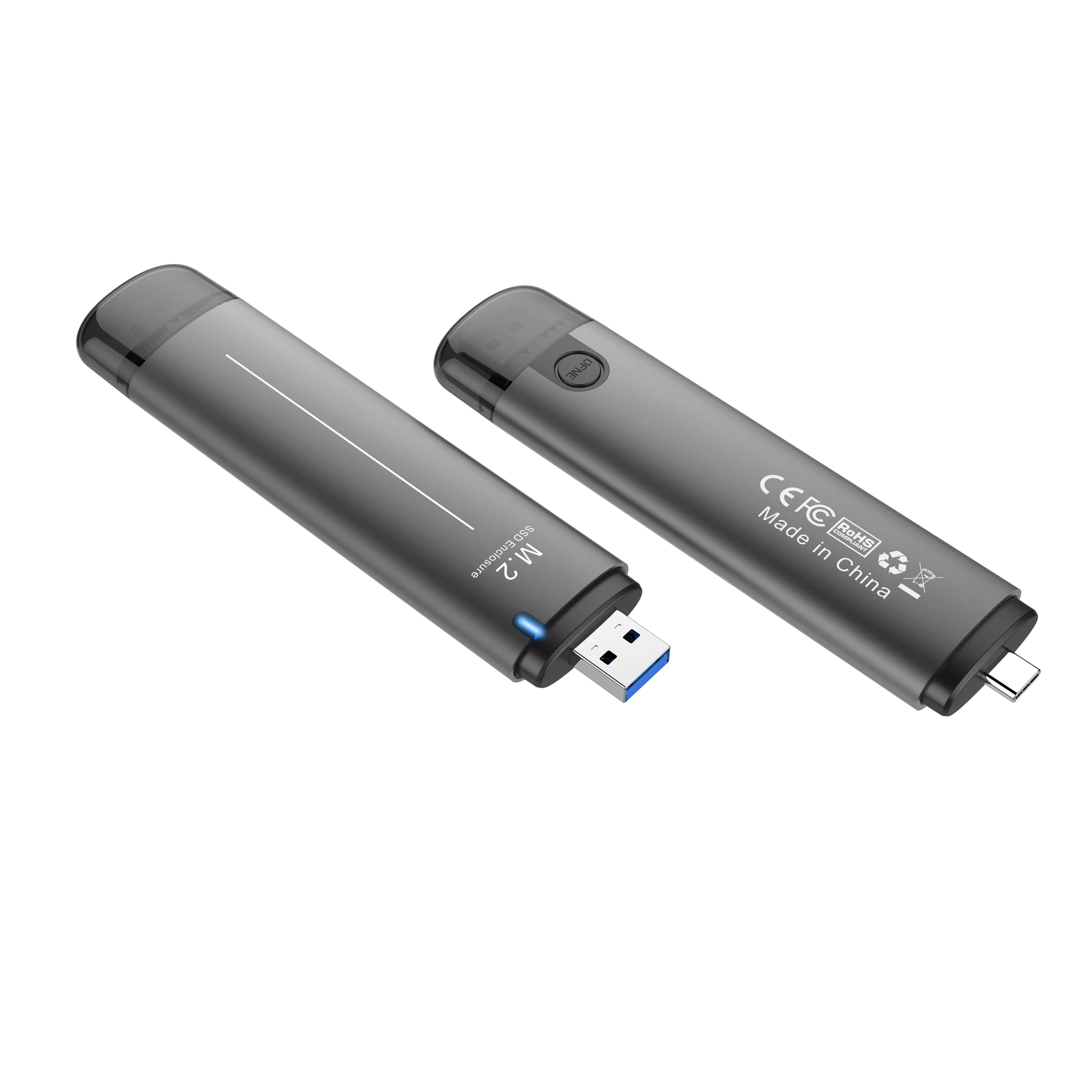 
New design M.2 NGFF SSD USB3.0 USB3.1 to TYPE-C HDD SSD Enclosure SSD Hard Disk Box 