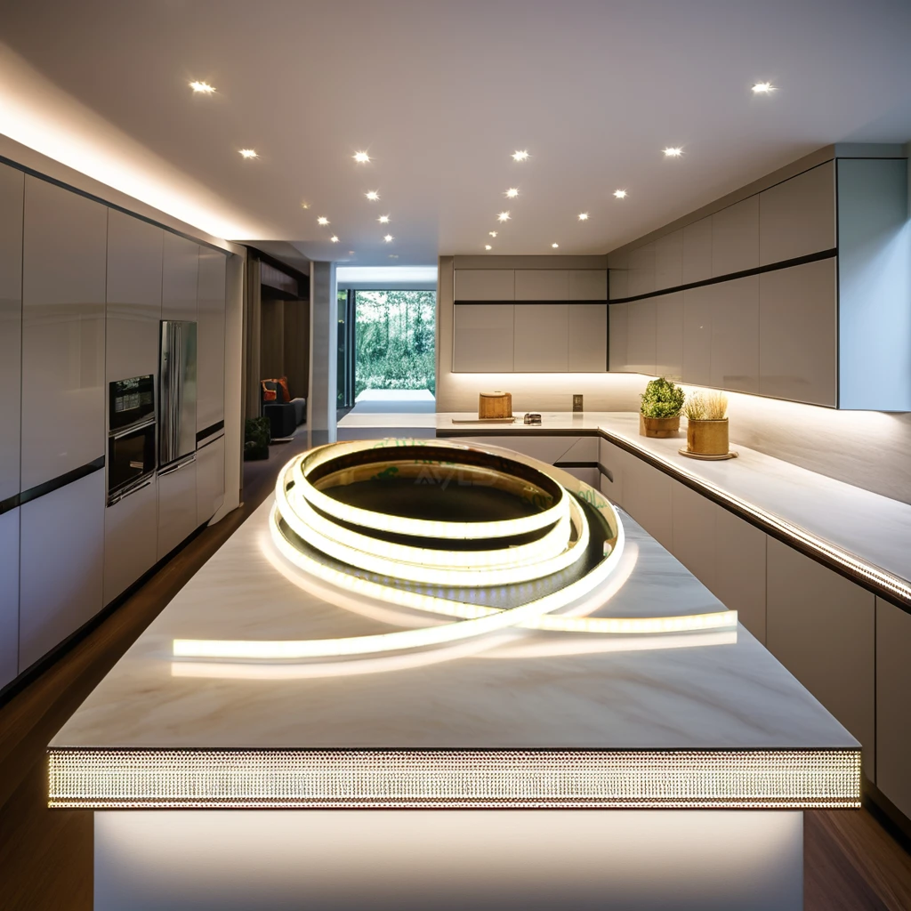 Flexible COB LED Strip Light 528LED/m DC12V High CRI 90+ 3-Year Warranty 3mm Smart Strip Lights Colors