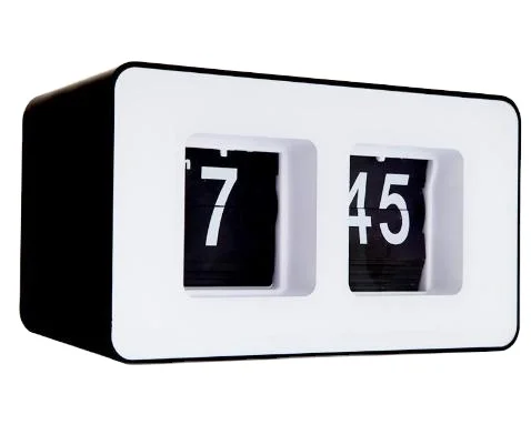 Flip Clock Retro Auto Clock AM/ PM Format Display Timepiece Home Decor Table