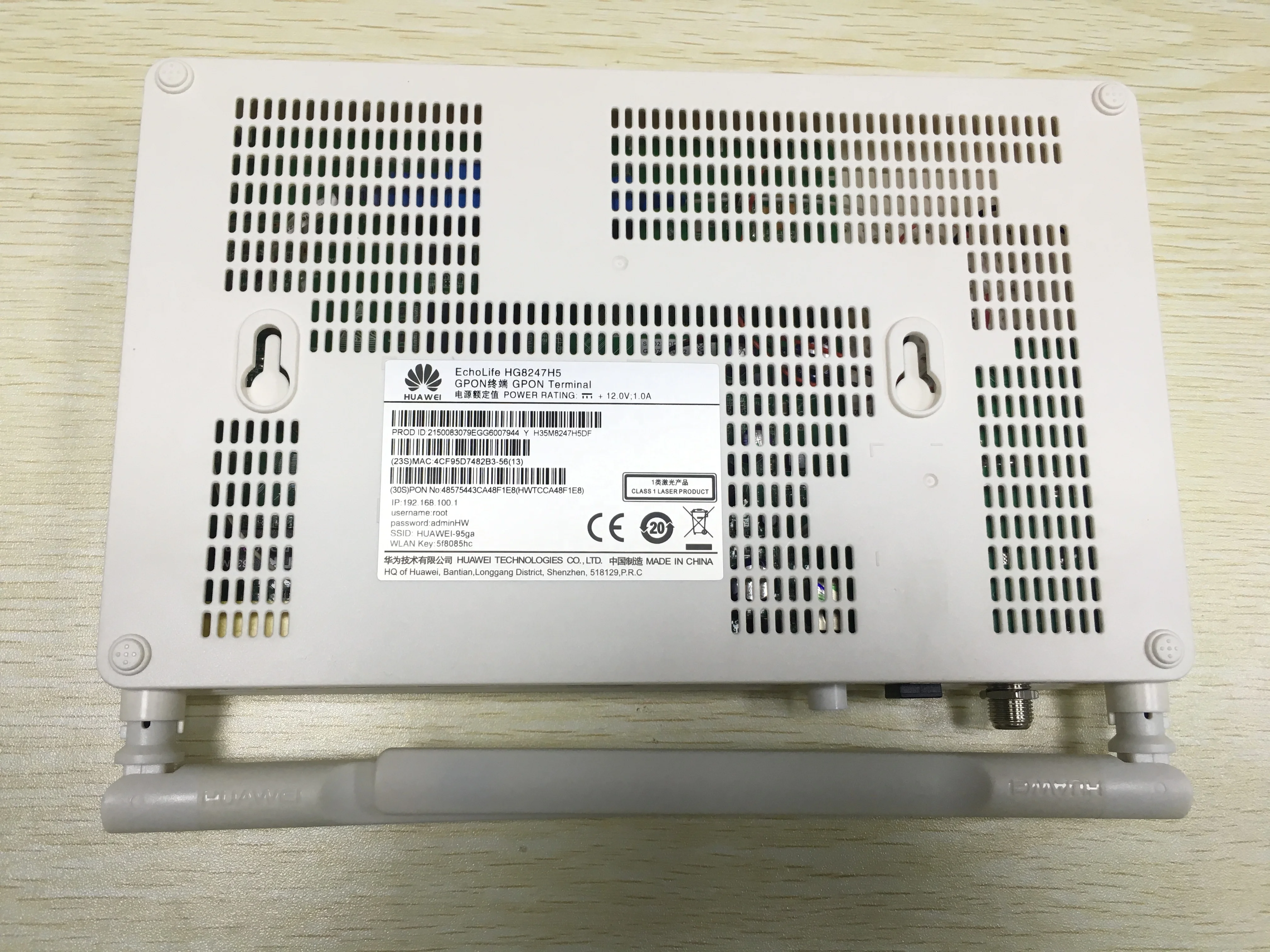  100% оригинальный новый Модем Huawei HG8247H5 Gpon WiFi Ont 4GE + 1TEL 1USB CATV с английским программным обеспечением телекоммуникационное сетевое оборудование