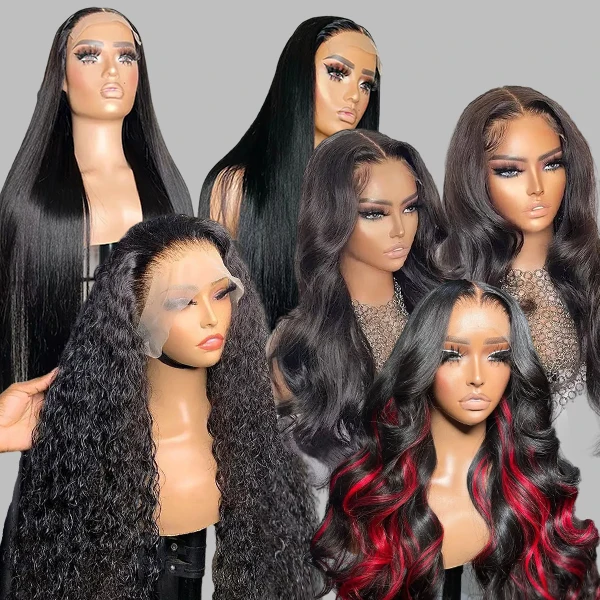 12A Bone Straight Swiss HD Lace Front Wigs For Black Women,100% Frontal Glueless 360 Full Hd Lace Wig,Raw Indian Hair wig Vendor