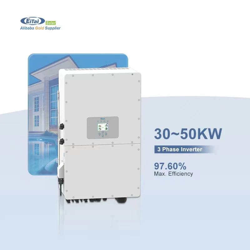 DEYE 3 Phase High Voltage HV Hybrid Inverter 5/6/8/10/12/15/20kW 25kW 30/40/50kW Solar PV Inverter SUN SG01HP3-EU-AM3 BM3/4
