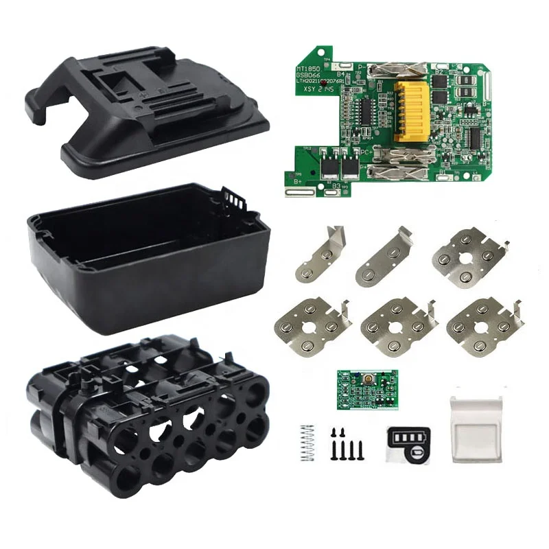 Bl1830 Makita Аккумуляторный корпус с BMS Замена аккумулятора 18 в Makita корпус PCB Power беспроводной Makita корпус Bl1850 BL1860